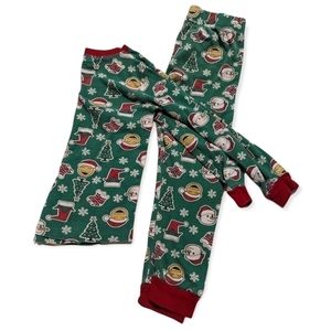 𝅺4T Boys Christmas Emoji 2 PC pajamas